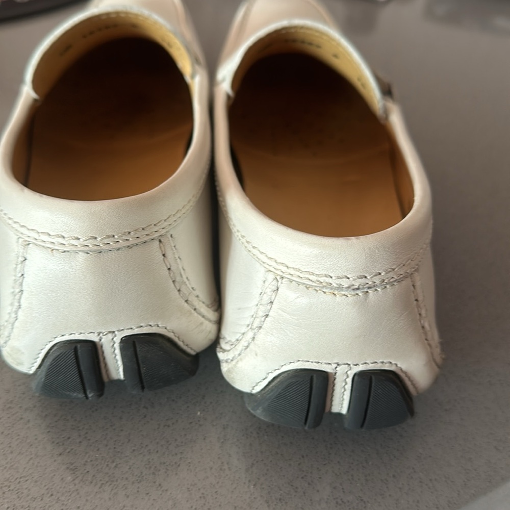 Ferragamo shoes in white leather size 10 - Picture 3 of 5